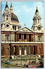 St Pauls Cathedral London England PC UNP VTG Unused Vintage Chrome picture