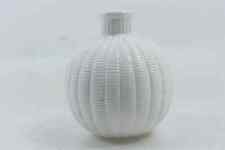 Vintage Rare Tiffany &Co. White Small Round Weave Porcelain Vase Great Condition picture