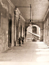 Cabildo Archway 1940 Linen Postcard New Orleans Cannon picture
