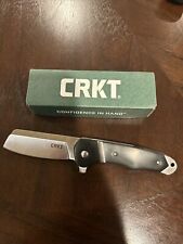 CRKT Ripsnort Knife Flipper Opening Cleaver Style Blade Never Used picture