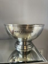 Moet & Chandon Vintage Champagne Ice Bucket Pewter Stamped Made In France ETAIN picture