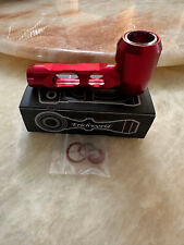 Metal Smoking Pipes red w/Lid Bowl Hand Portable Tobacco Smoking Pipe Screens picture