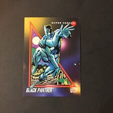 1992 Impel Marvel Universe Series 3 Super Heroes #23 Black Panther picture