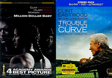 NEW: MILLION DOLLAR BABY (DVD), TROUBLE WITH THE CURVE (BLU-RAY)  CLINT EASTWOOD picture