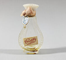 1940s Vintage Chantilly by Houbigant Mini 1/4 oz Perfume Bottle Empty picture