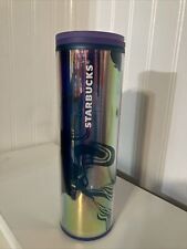 Starbucks Mermaid Tumbler Iridescent Double Tail 16oz NWT 2023 Collectable picture