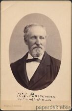 1880's General William Rosecrans Union Army Signed Cabinet Photo San Francisco picture