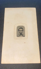 Tintype Photo Of An Unknown Man 1800's Providence RI picture
