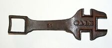 Old Antique Vintage GALE 21 farm implement plow wrench tool Albion, MI picture