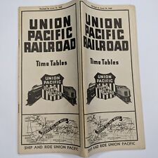 Jun 1939 Union Pacific Railroad Public Timetable Overland Route Train Map UP 4U picture