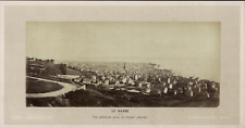 Neurdein, France, Le Havre, panorama from Saint-Adresse, ca.1875, vintage print picture