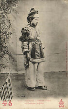 PC CPA VIETNAM, INDOCHINA, YUNNAM, WOMEN CHICKEN, Vintage Postcard (b20353) picture