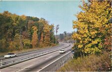 Cars At The Pennsylvania Turnpike, World's Most Scenic Highway Postcard picture
