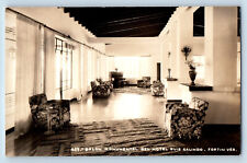 Fortin Mexico Postcard Monumental Hall of Hotel Ruiz Galindo c1930's RPPC Photo picture