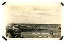 Antique RPPC Troops Passing Review 11-15-1925 AZO picture