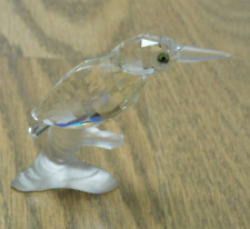 Swarovski Silver Crystal Kingfisher Bird Figurine, 7621 001, Box & Certificate picture