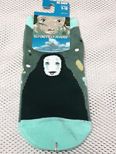 Studio Ghibli Spirited Away No Face Womens 5-10 No Show Socks picture
