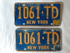 1973 New York State License Plate picture