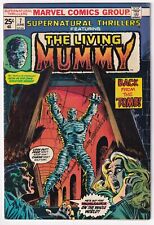 Marvel Supernatural Thrillers 7 Comic Book 1973 Featuring Return of Living Mummy picture