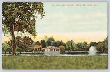 Postcard Missouri St. Louis Sylvan Lake House View Vintage Antique Unposted picture