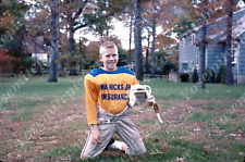 Sl85 Original Slide  1959 young boy football player uniform 894a picture