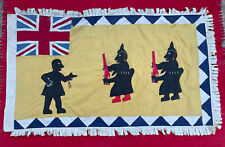 Magnificent Old Embroidered Asafo Flag With Shaman & Female Soldiers ~ Ghana picture