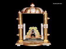 Marble Swing Jhula Radha Krishna Laddu gopal Krishan Hind Home Temple Mandir picture