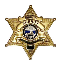 HAWKINS COUNTY SHERIFF'S DEPARTMENT STAR LAPEL PIN: Deputy picture