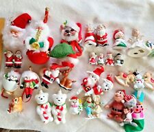 Vintage to New Santa, Angel, Snowman, Christmas Figurines plus picture