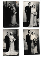 Married Couples, lot 7 antique RPPC postcards picture