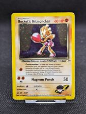 Rocket's Hitmonchan 11/132 Holo Gym Heroes Pokemon Card WOTC Played  picture