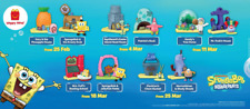 2021 Mcdonalds x SpongeBob Squarepants Happy Meal Toys Full Set of 10 items picture