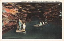 Echo River, Underground, Mammoth Cave, Kentucky Vintage PC picture