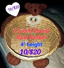 Adorable Bear Baskets/Bear Arms wrapped Around Basket MIN=5 GIFT BASKETS picture