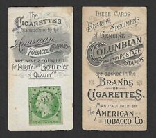 c1900s T404 ATC Tobacco Card - Columbian Postage Stamp Series - France Scott #13 picture