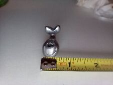 Vintage Small Pewter Smiling Happy Whale Figurine  **FREE Shipping ** picture