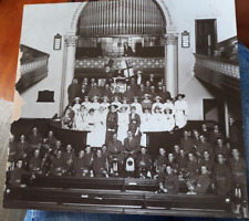 Halifax N. S. photo Prime Minister Burden Canadian Troops kilts WWI Church 1915 picture