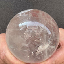 3.08LB TOP Natural smoky Quartz Sphere Crystal Ball Healing -GL picture