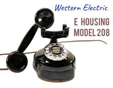 Antique Western Electric Vintage Telephone Uncommon Model 208 E Housing Original picture