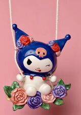 Blue Sky Clayworks KUROMI Hello Kitty Ceramic Garden Swinger NEW Auth Retailer picture