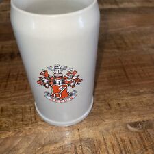 Vintage Beck's Beer Mug Stein Ceramic Stoneware 1L Liter picture