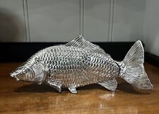Modello Depositato Silver Plated Coi/Carp Fish Letter Holder picture