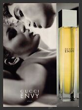 Gucci Envy Perfume Kissing Couple Sexy 1990s Print Advertisement Ad 1997 picture