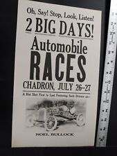 Automobile Races Auto Races Chadron Nebraska Noel Bullock  