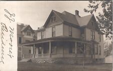 RPPC Large Queen Ann Home of JJ Moore c1909 Real Photo Postcard H27 picture
