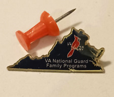 Virginia State Shaped Pin - Virginia National Guard picture