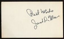 Jack De Mave signed autograph Vintage 3x5 Hollywood: Actor CBS TV Series Lassie picture