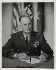 1958 Press Photo Major General Max Johnson, Commandant of U.S. Army War College picture