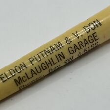 VTG Ballpoint Pen Eldon Putnam & V. Don McLaughlin Garage Harris MO picture