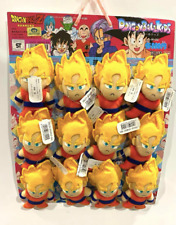 Unused Dragon Ball Super Saiyan Son Goku Plush Badge Lot Set 1993 Vintage Rare picture